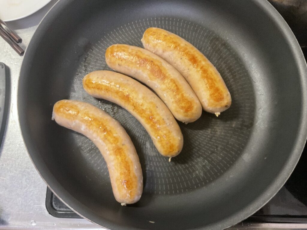 焼きで調理