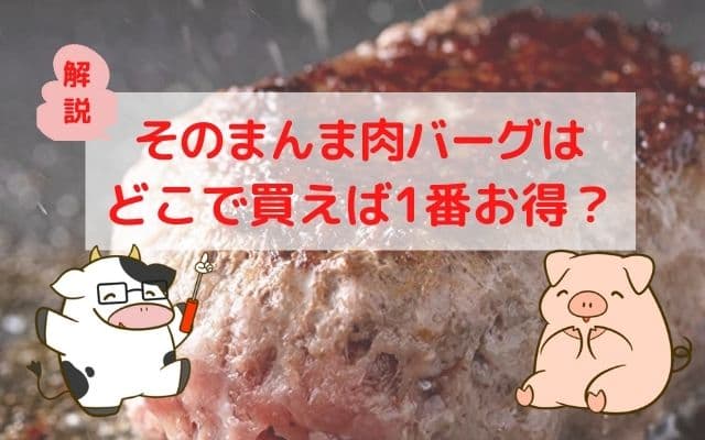 そのまんま肉バーグ