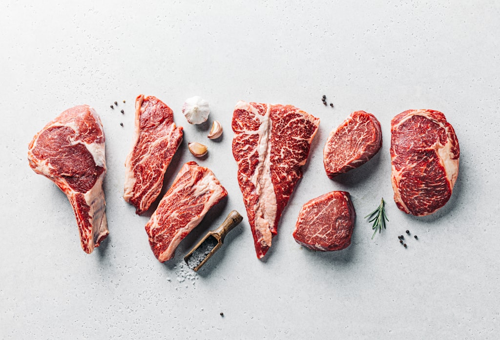 様々な牛肉の比較